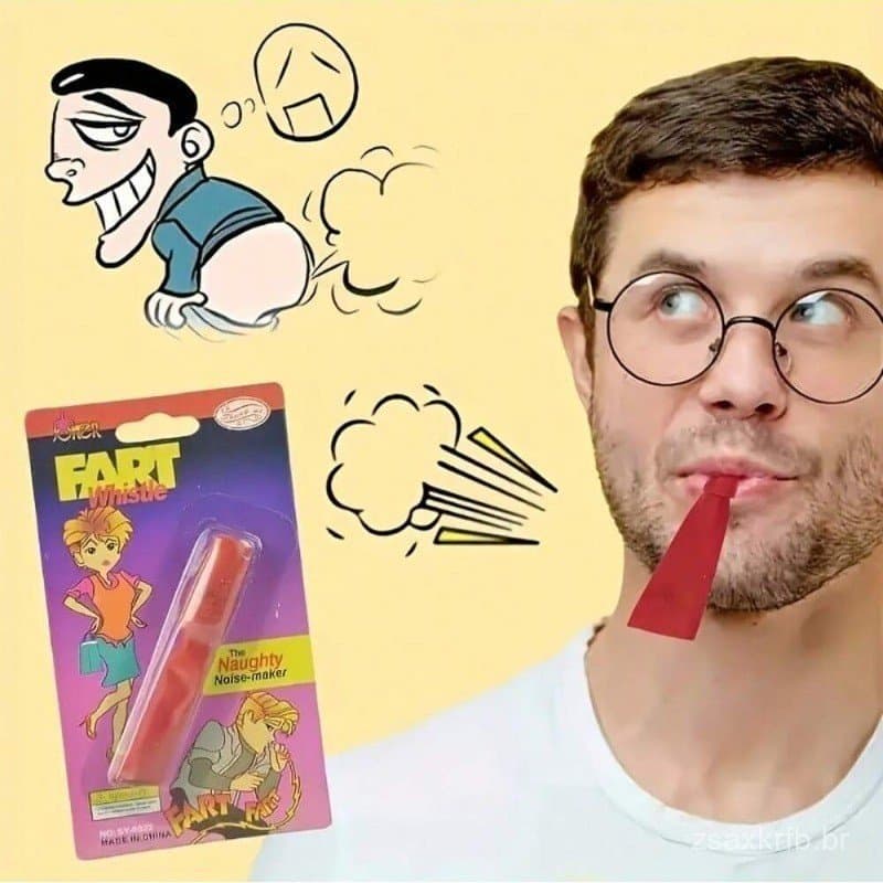 1 Peça Brinquedo De Apito De Peido Divertido De Cor Aleatória/Criativo De Alívio De Estresse Festa/Som De Paródia