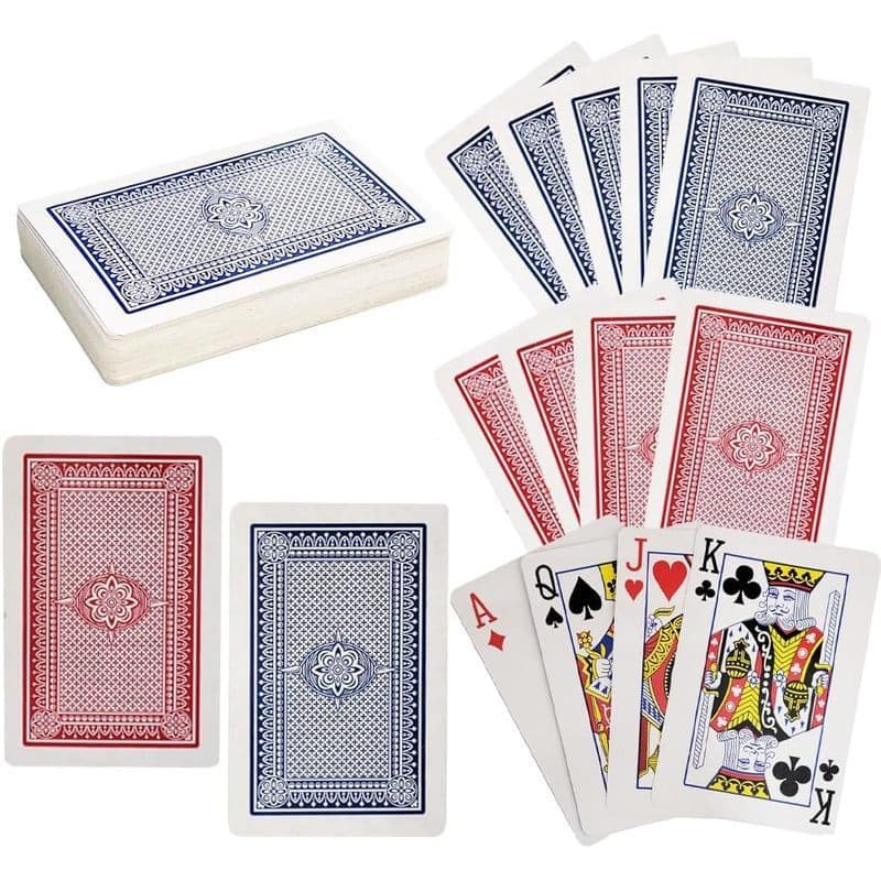 The Dreidel Company 24-Pack Playing Cards Decks, 2.25 Inch x 3.5 Inch