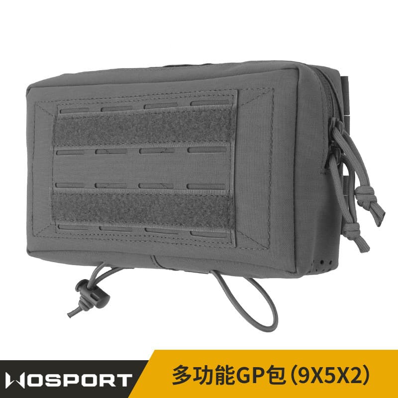 Bolsa de cintura tática para esportes ao ar livre WOSPORT Bolsa de acessórios molle Bolsa GP multifuncional (9x5x2)