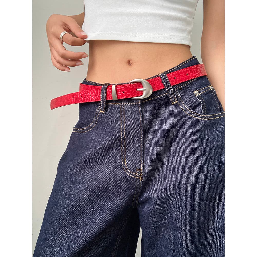 cinto cowboy cinto masculino masculino couro Cinto feminino 2025 novo estilo Retro simples combinando saia Jeans c