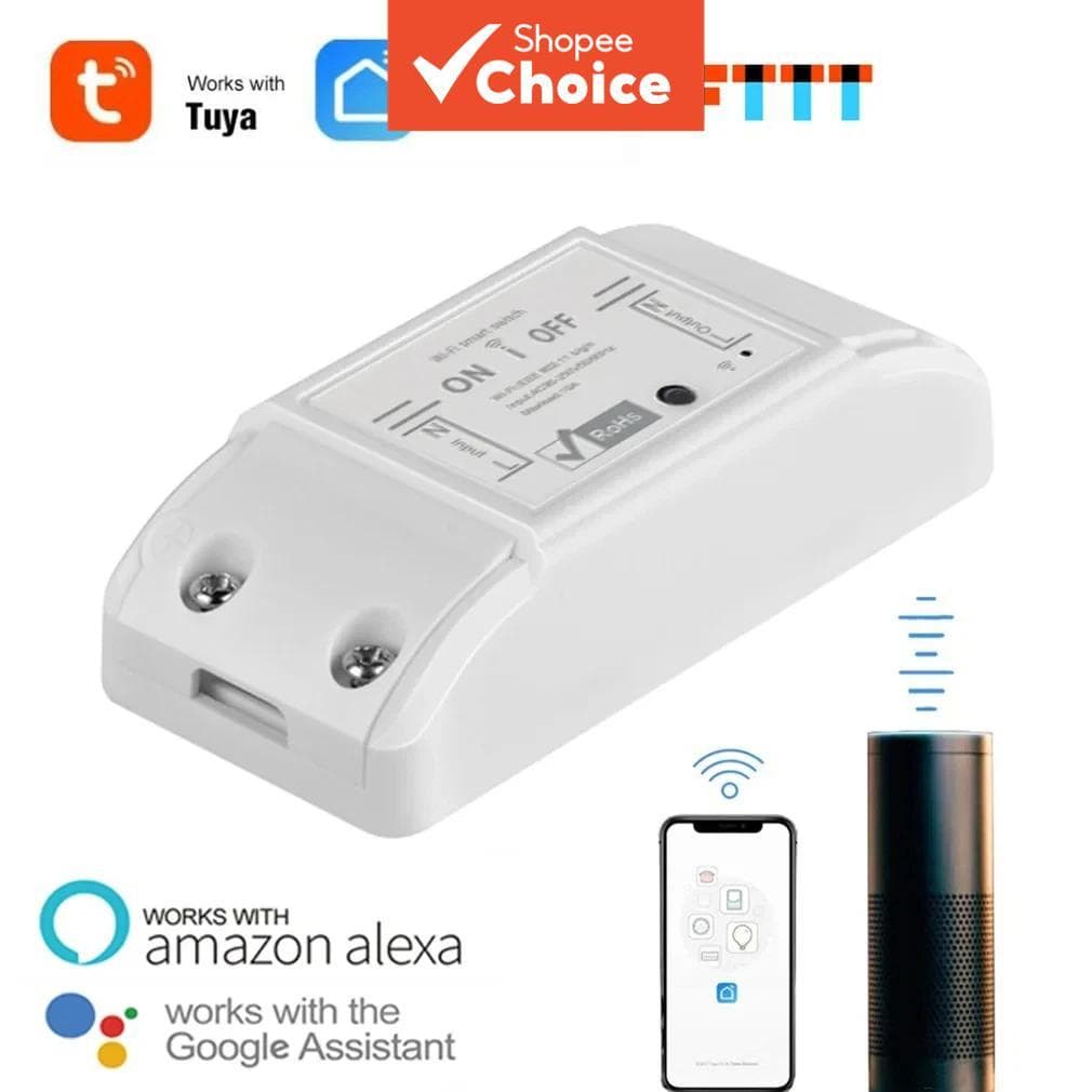 Interruptor Inteligente Axus Universal Breaker Timer smart Life APP Sem Fio Controle Funciona Com Alexa Para Google Luz