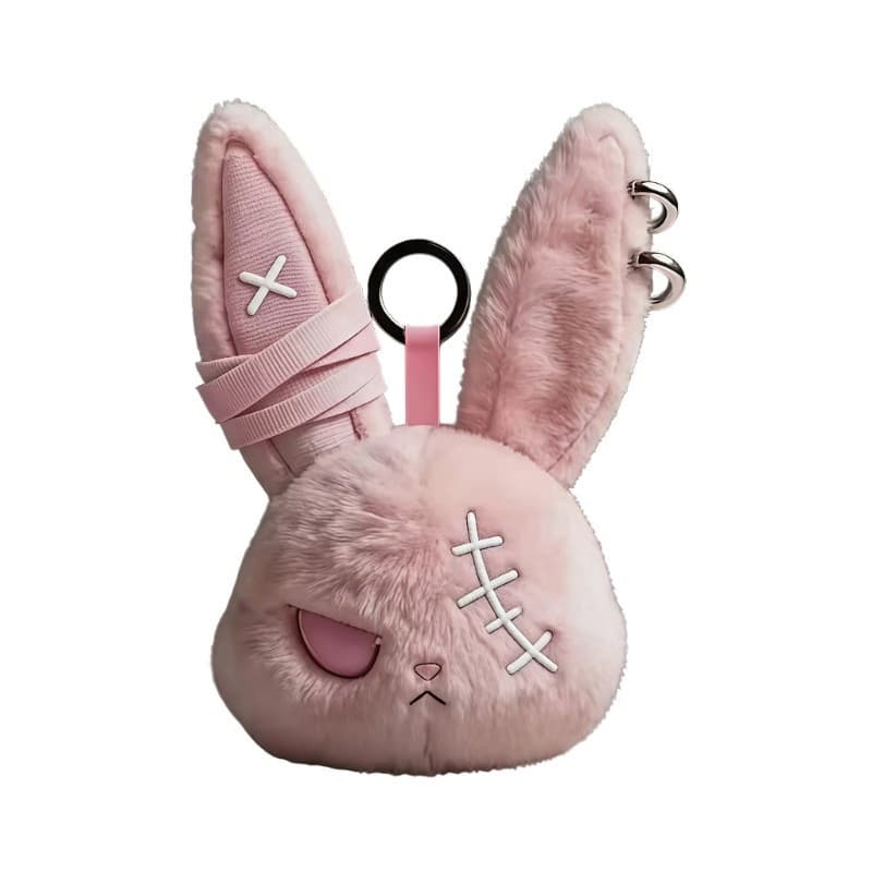 Judeu Adorável Coelho Gótico Chaveiro Brinquedo De Pelúcia Saco Adorno Para Crianças Ou Adultos