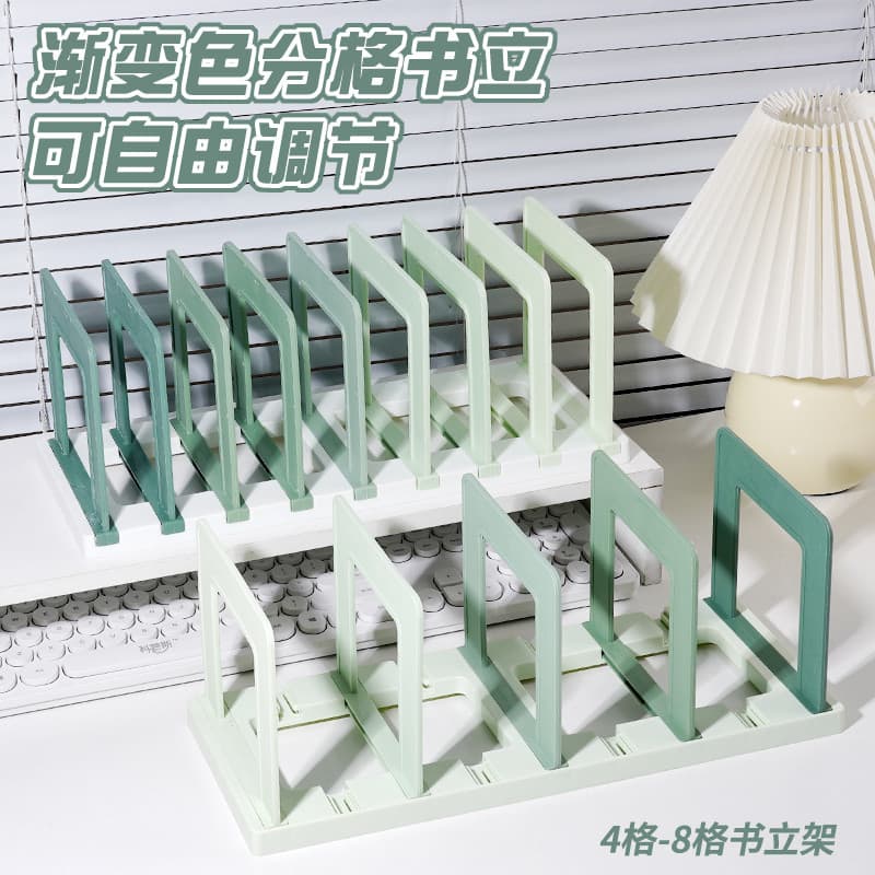 Suporte para livros Clipe livros Defletor fixo para livros Separador de armazenamento de mesa estilo ins Armazename