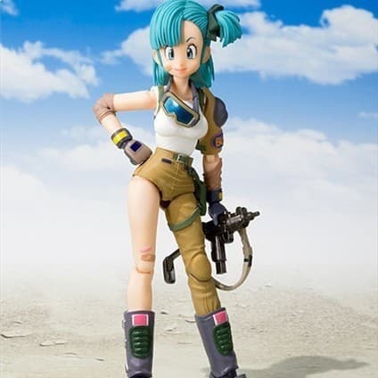 Bidimensional Linda Menina Super Saiyan WD Bulma Action Figure Modelo Decoração Figura em Caixa