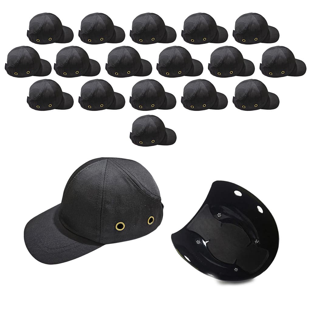 Bone com Capacete EPI Kit 17 Uni Obra Segurança do Trabalho Casquete Reparo Conserto Oficina Resistente