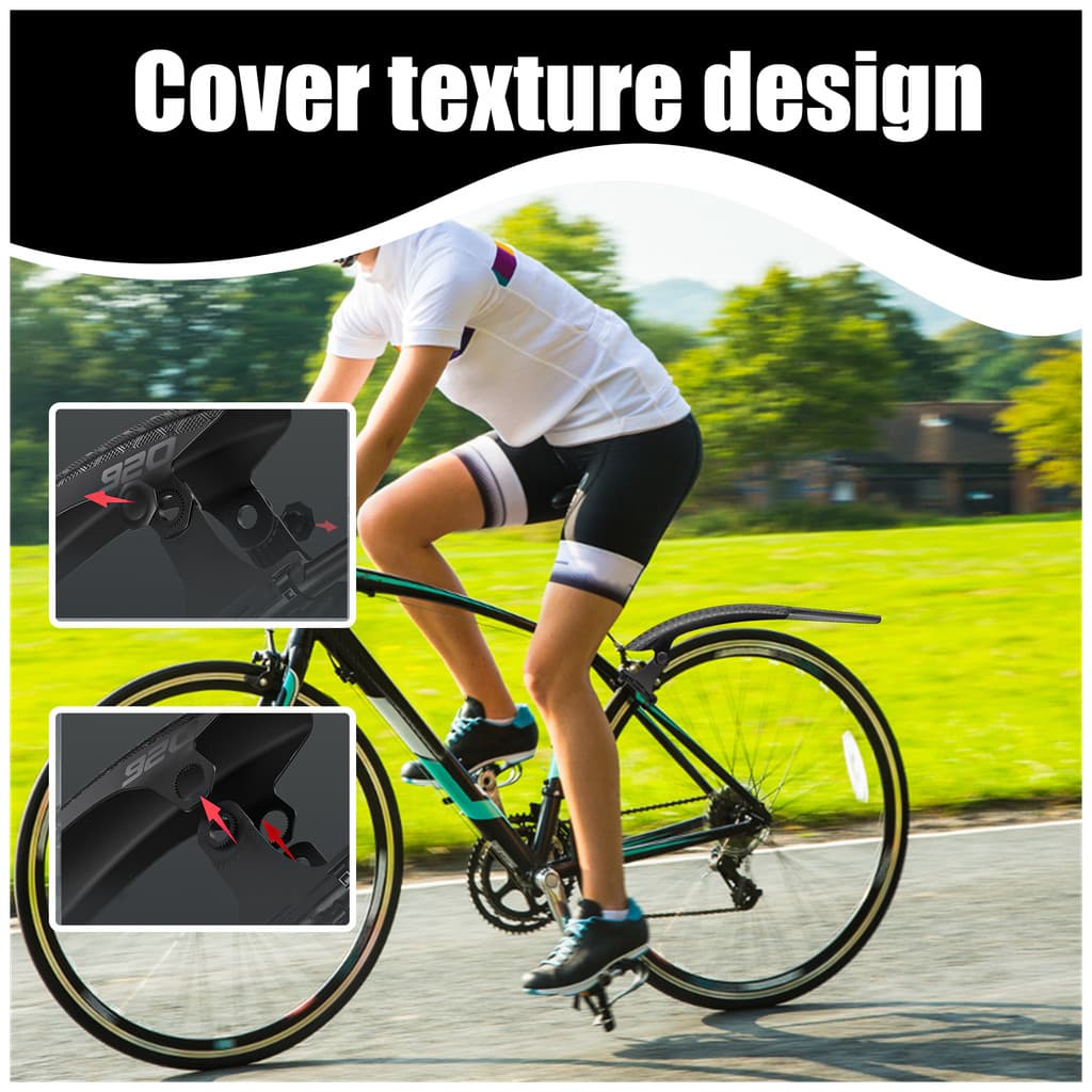 Ciclismo Guarda Lama Ciclo Ajustável Chuva Capa Completa Engrossar Ampliar Pneu De Gordura Pára-Choques luopsbr
