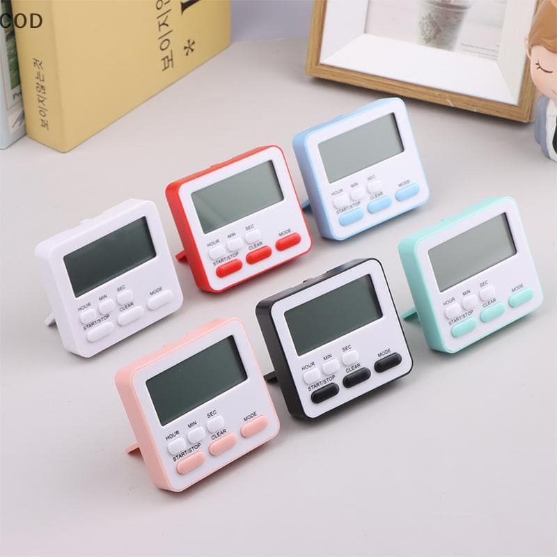 [QYA] Display Digital Alarme De Cozinha Clo Temporizador Cronômetro De Sono House Timer Lembrete Alarm BR