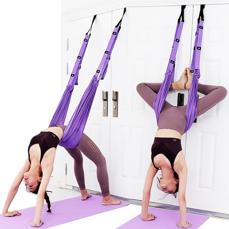 Estilingue aéreo para ioga, equipamento de Fitness doméstico, yoga, backbend, backbend, corda de cintura, porta suspensa