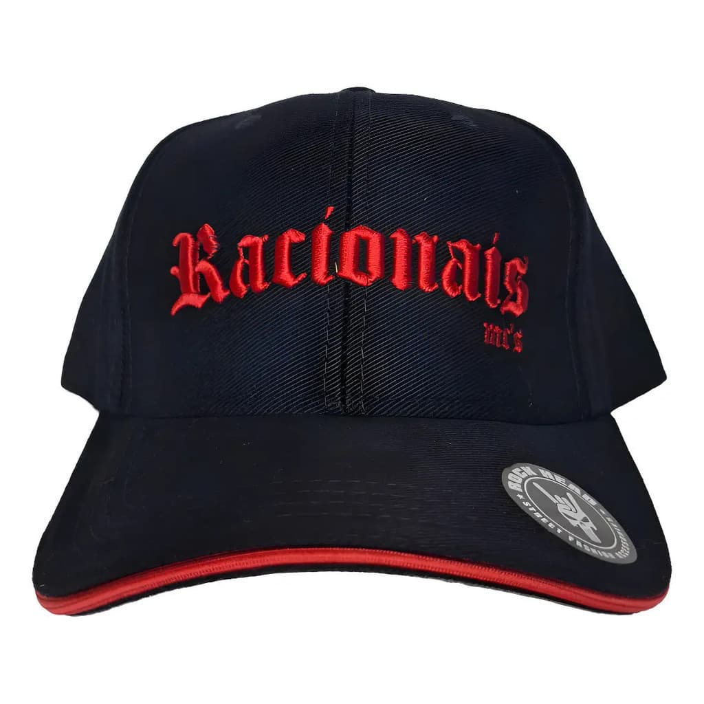 Boné Racionais Mcs Rap Hip Hop Strapback Preto Un