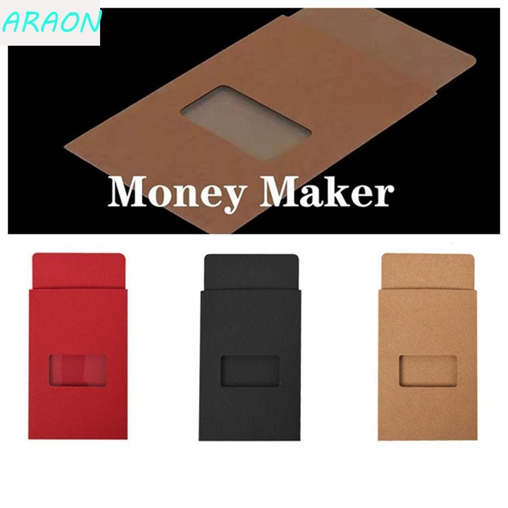 Mágica de Fazer Dinheiro ARAON, Acessórios de Mágica Instantânea com Envelope, Kit de Mágico para Apresentações UQCS