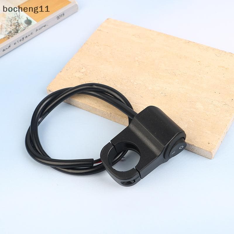 bo Universal Motocicleta Guiador 1/2 Engrenagem 3 Vias Interruptor Liga/Desliga Mini Luz De Condução Faróis Holofotes Co