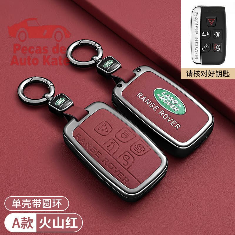 Capa para Chave de Carro, Land Rover Range Sport Evoque Freelander Velar Discovery 4 LR2 LR4, Porta-Chaves, Acessório I1