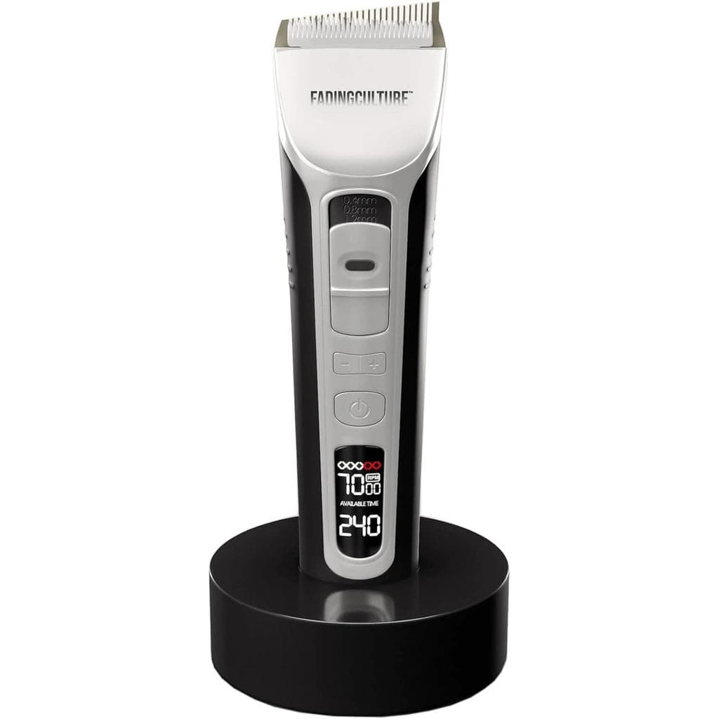 Máquina de cortar cabelo sem fio Fadify 2.0 com pentes de precisão, aparador de cabelo para uso profissional em casa, lâ