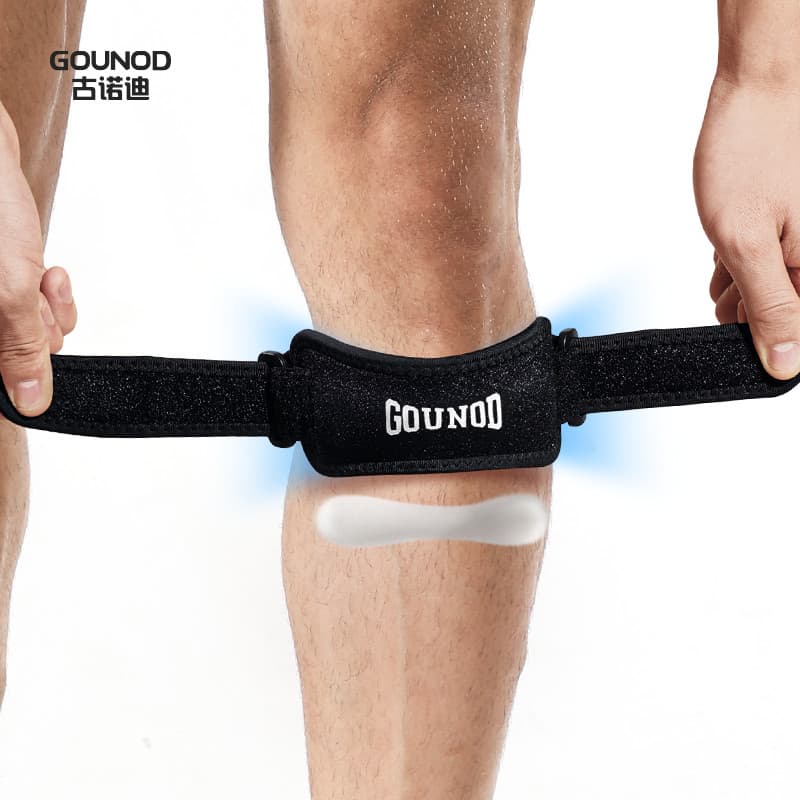 GOUNOD Equipamento de proteção esportiva Cinto de patela Compressão Correndo Montanhismo Basquete Badminton Futebol Fitn