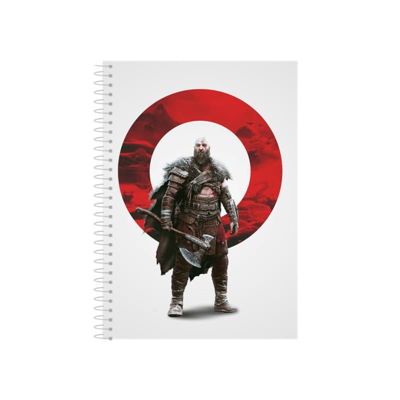 Caderno God Of War Ragnarok Escolar 1 Matéria 80 Folhas