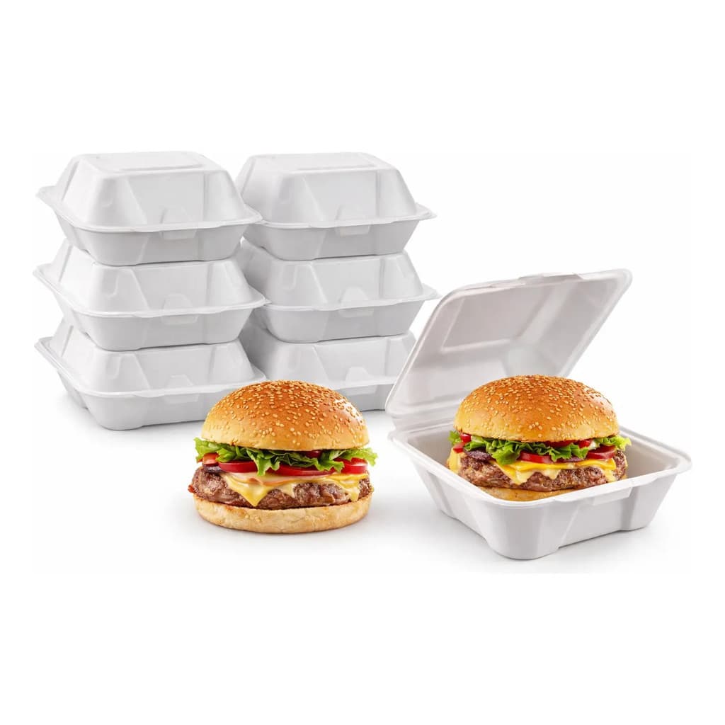 Hamburgueira Isopor Embalagem P/ Delivery 400 Unidades