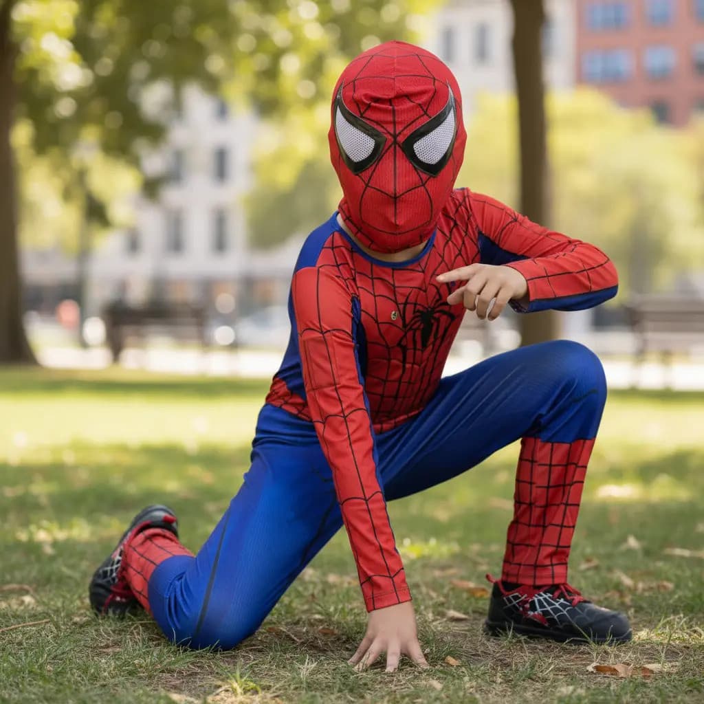 Máscara de tecido do Homem-Aranha para crianças ORFE