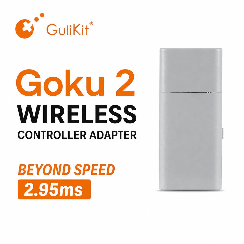 Gulikit Goku 2 NS36 Receptor Adaptador De Controlador Sem Fio Para Windows Switch 1/2 PS4 Android Xbox Series S/X , One