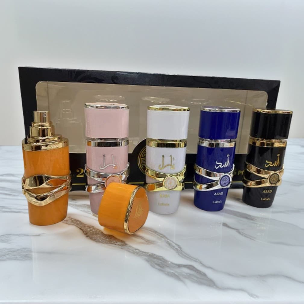 Dubai Arabian Perfume Conjunto Árabe de 5 Peças Perfume 30ml