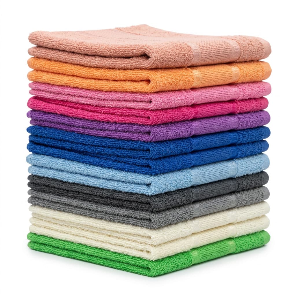 Toalha de Mao Academia Lavabo 28x48 100% Algodão Toalhinha Kit 15 unidades Academia Escolar