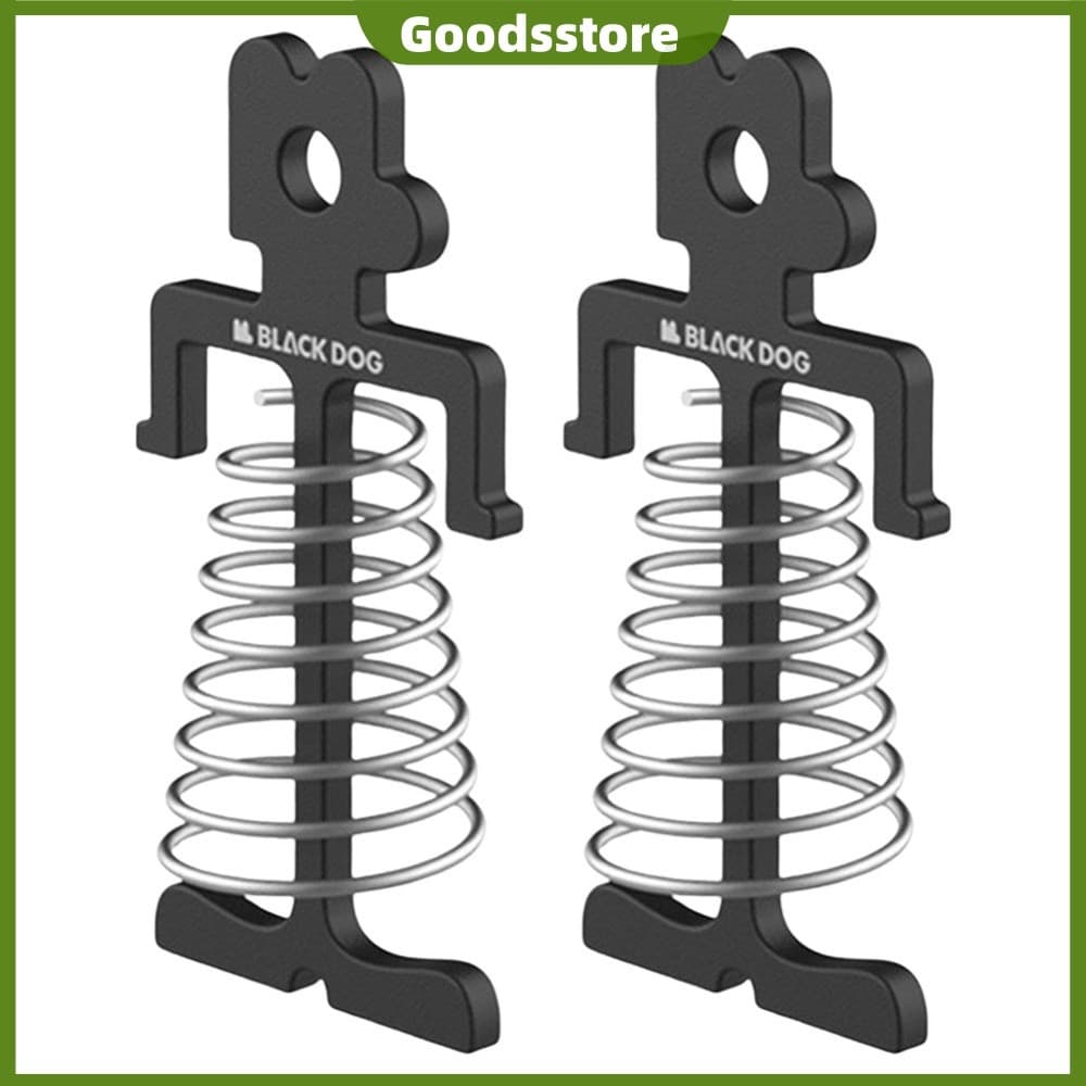 2 Peças Estacas De Acampamento Ao Ar Livre À Prova De Vento Barraca De Metal Acessórios De Dossel [Goodsstore.br]