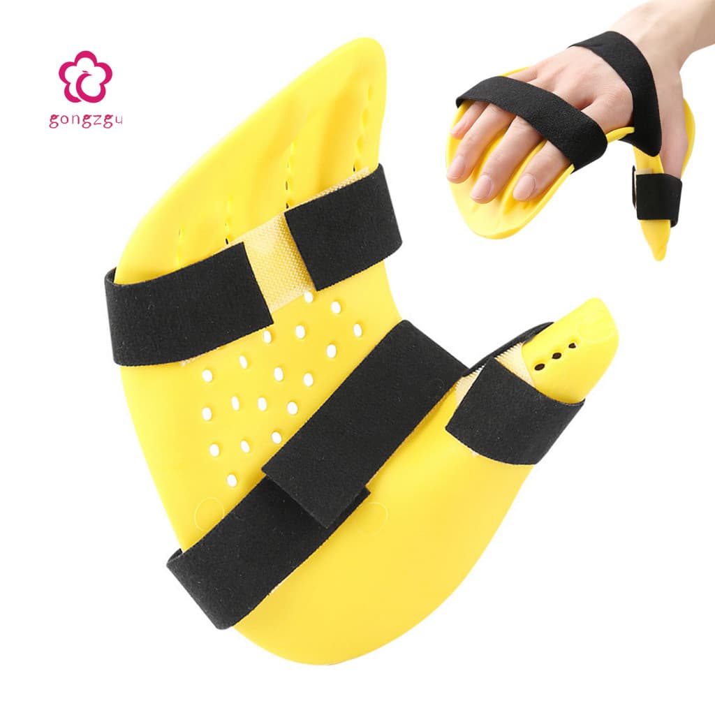 Finger Splint with Adjustable Strap Stroke Hand Training Plate Breathable for Recovery and Support for Men