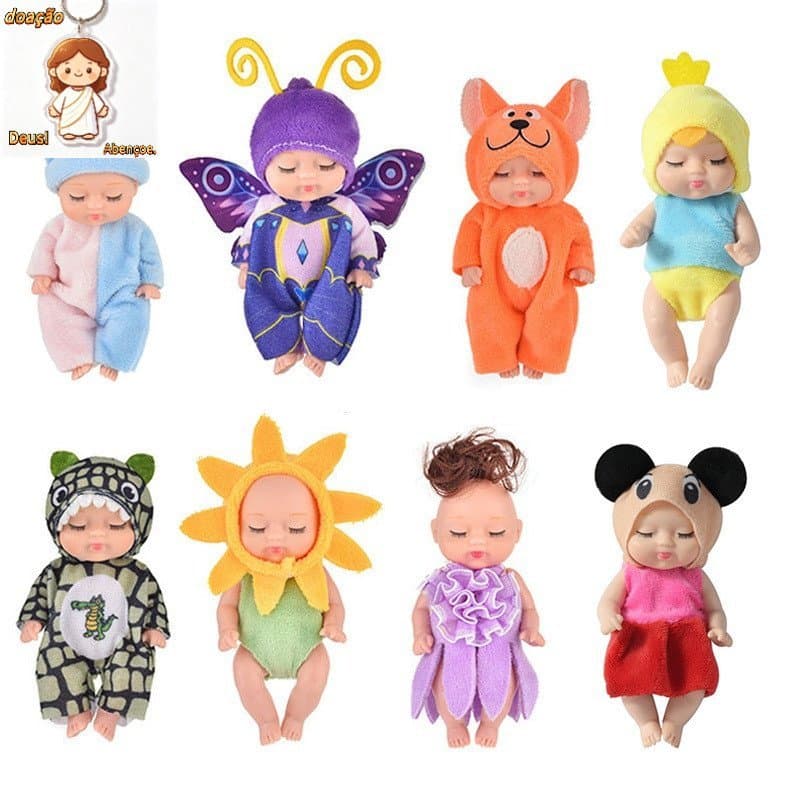 Bebe Reborn Silicone Sólido Realista Mutável Boneca Menina Brinquedos Infantis
