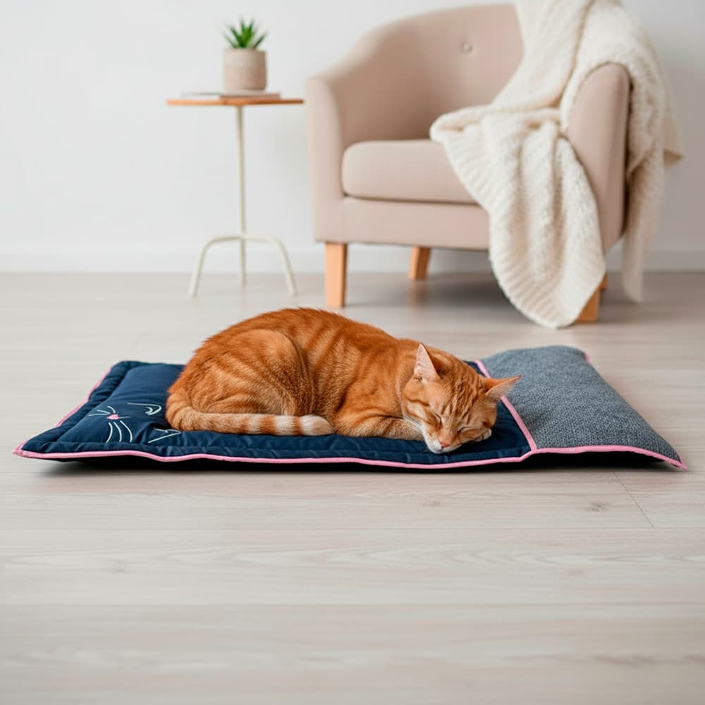 Colchonete Arranhador para Gatos Zoe Azul