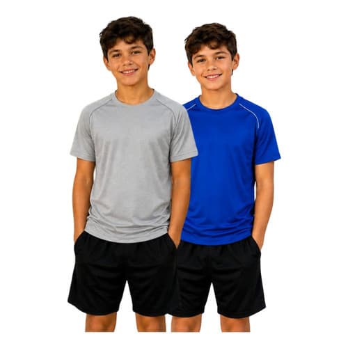 Kit 2 Camiseta Dryfit Infantil Esportiva Futebol Menino
