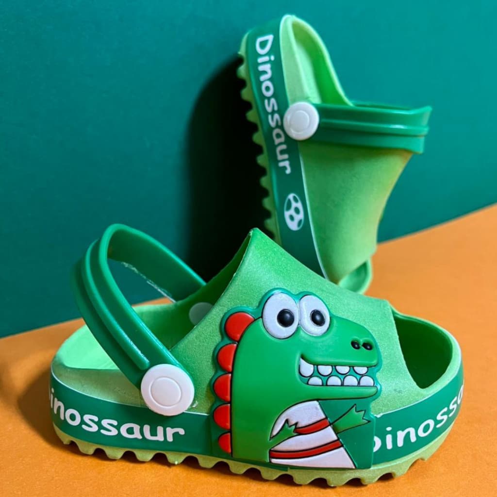 sandália papete babuche chinelo slide calçados sapato para meninas baby bebê infantil do dinossauro Dino feminina