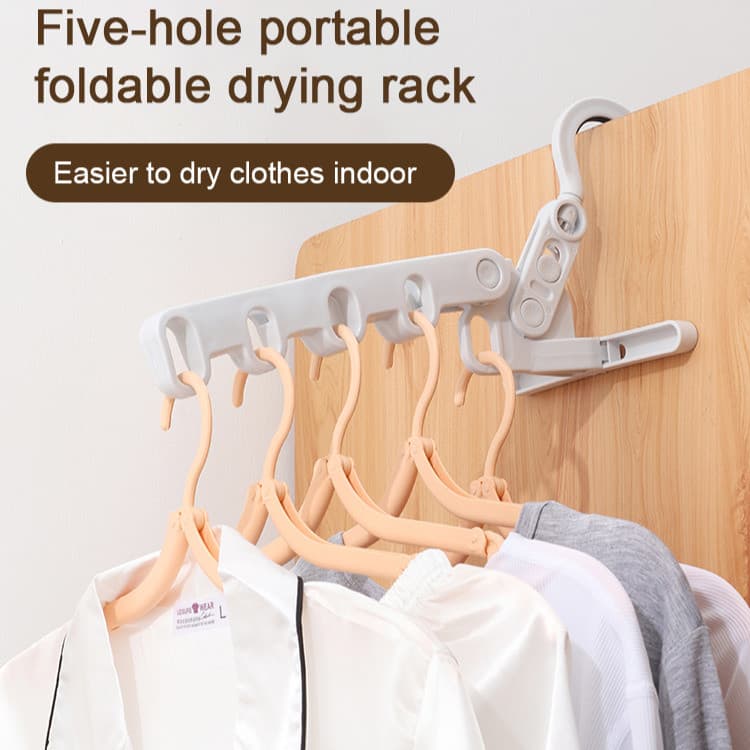 [Ideal para Viagem] Cabide portátil dobrável com design compacto | Cabide Dobrável/Viagem/Casa