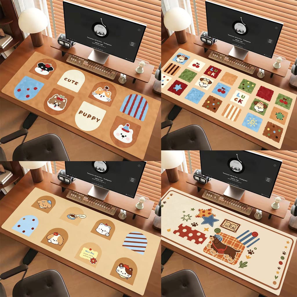 LUCKY 80 * 30cm Mouse Pad Antiderrapante Grande MousePad Komputer Tapete De Mesa Longo De 3 mm