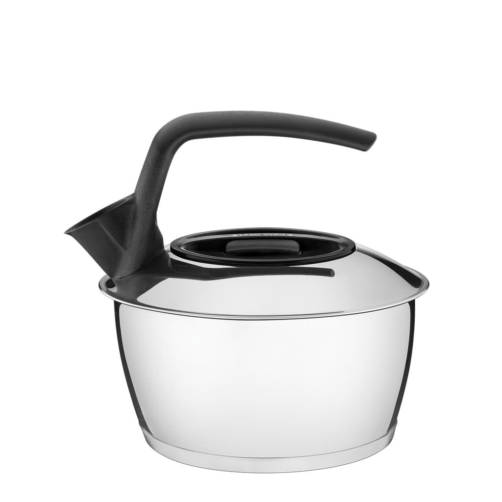 Chaleira em Aço Inox com Fundo Triplo Cabo Preto 1,5 L Tramontina