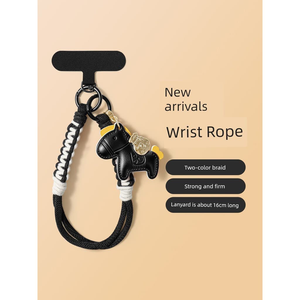 Cordão de telefone móvel estilo pulso masculino junta almofada de cartão simples estilo de moda pulseira de telefone móv