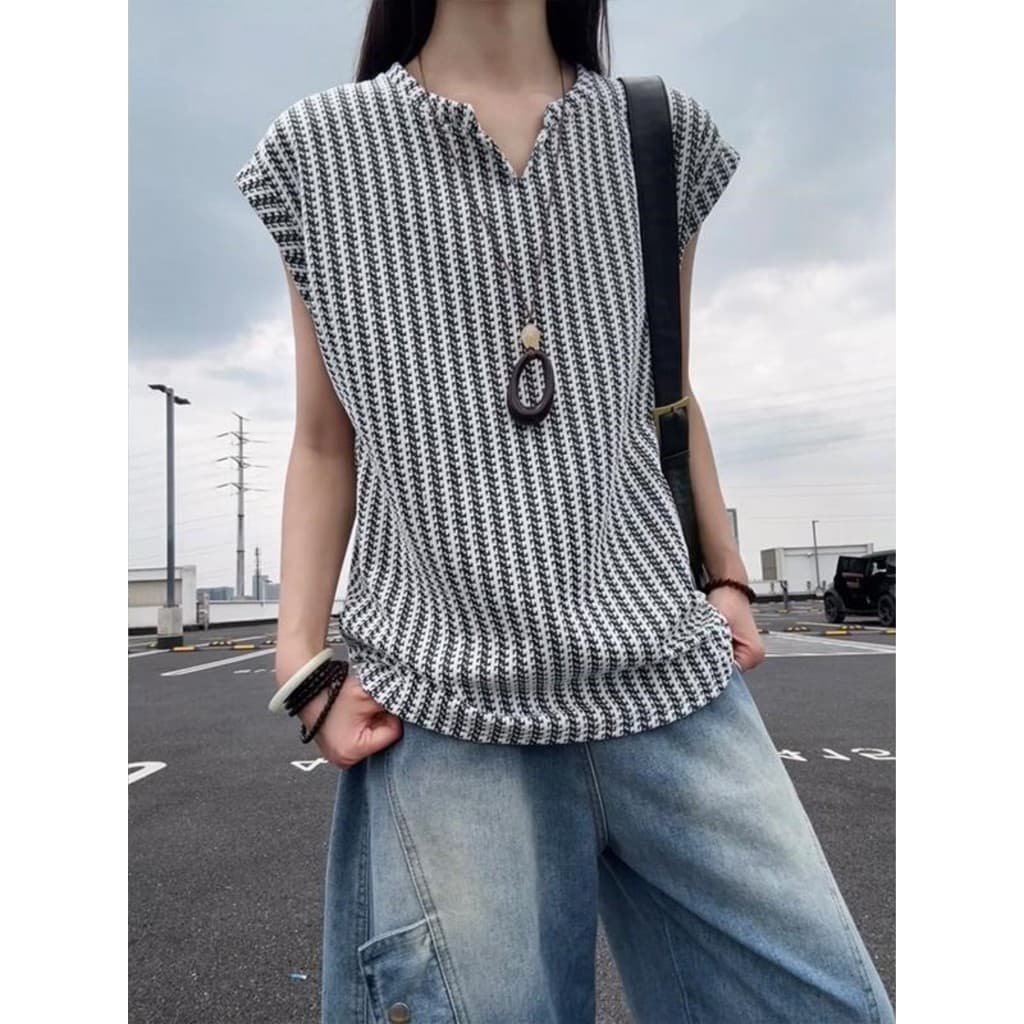 Colete com estampa de osso de corvo branco, decote em v, masculino, feminino, verão, roupa externa, camiseta, roupa de r