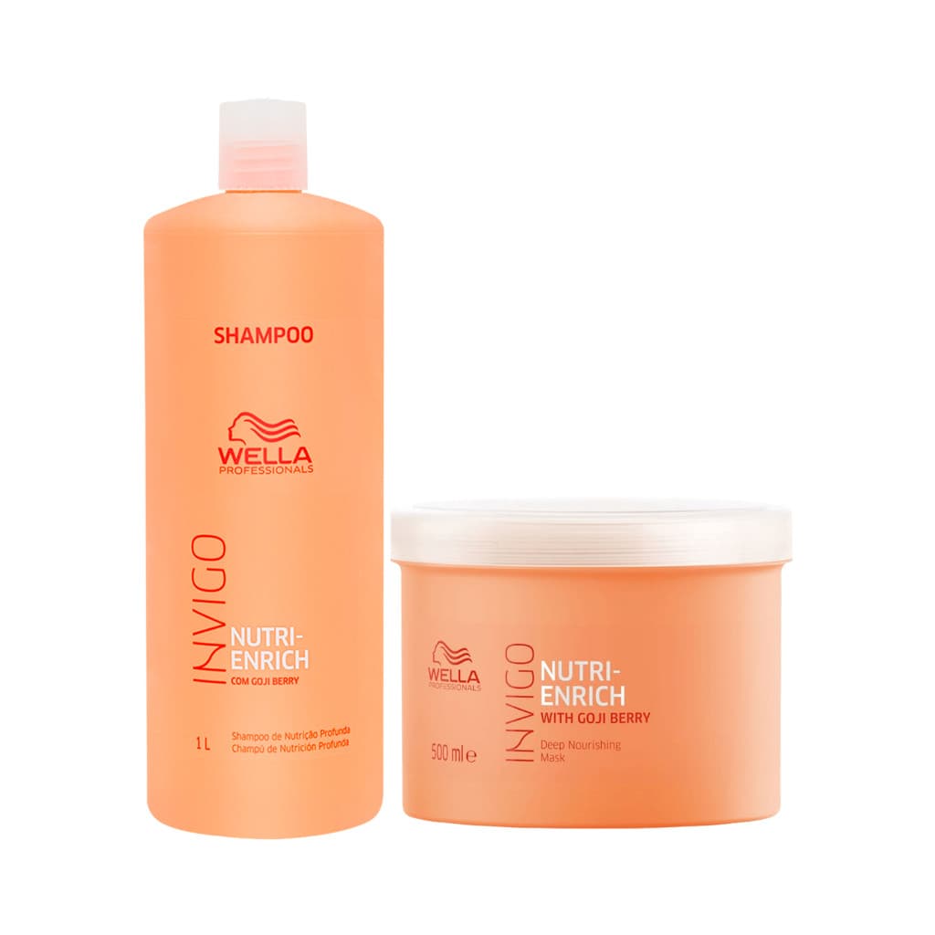 Kit Wella Shampoo + Máscara Invigo Nutri-Enrich