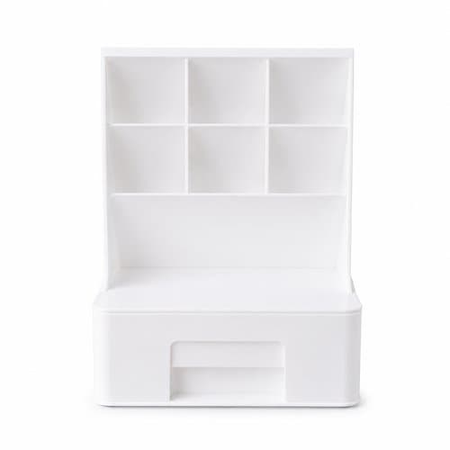 Organizador Multiuso De Mesa Com Divisórias Espaço Para Escritório Casa Estudo Organização Prática
