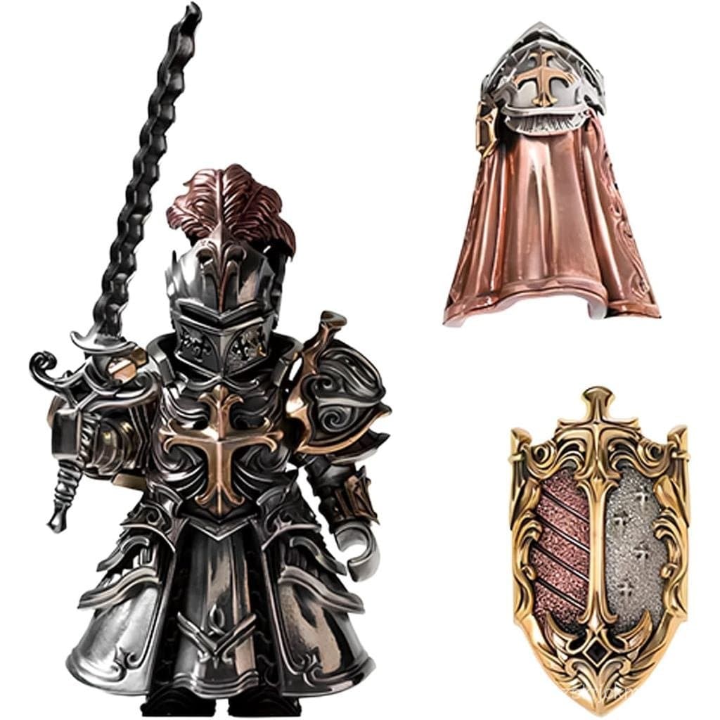 Estatueta de Cavaleiro Carmesim Alado em Latão, Ornamento Decorativo para Coleção de Artesanato, para Sala de Estar, Esc