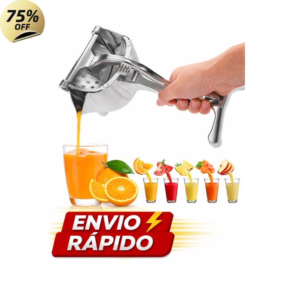 Espremedor Manual De Alumínio Prático Para Frutas e Sucos - Utensílios De Cozinha JI SHOP