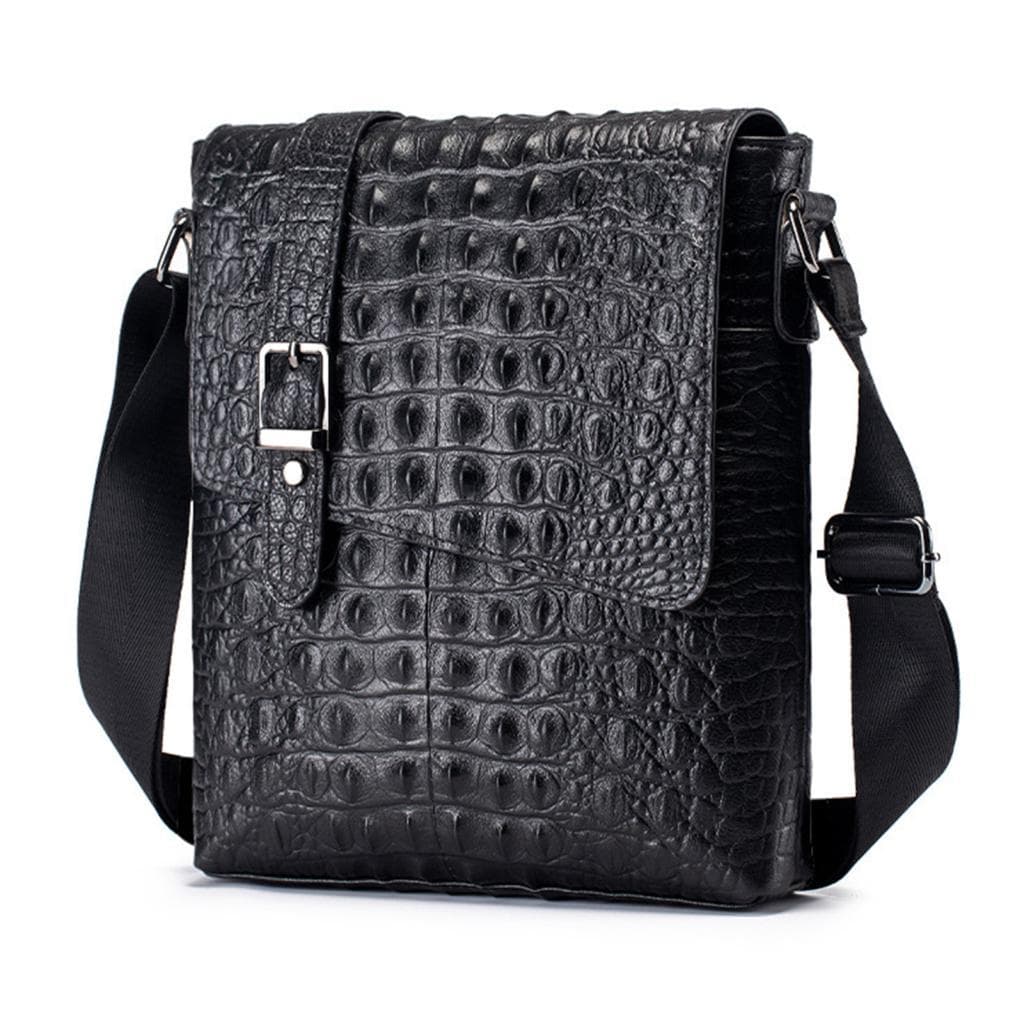 Doorslay bolsa mensageiro de couro genuíno camada superior de couro vintage ombro para homens viagens ao ar livre