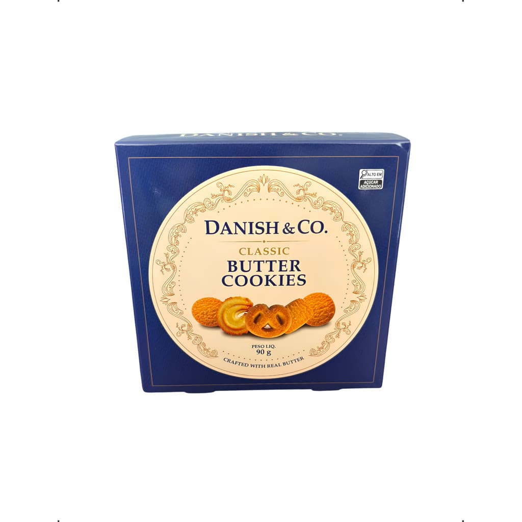 Biscoito Danish Style Butter Cookies Amanteigado 90g