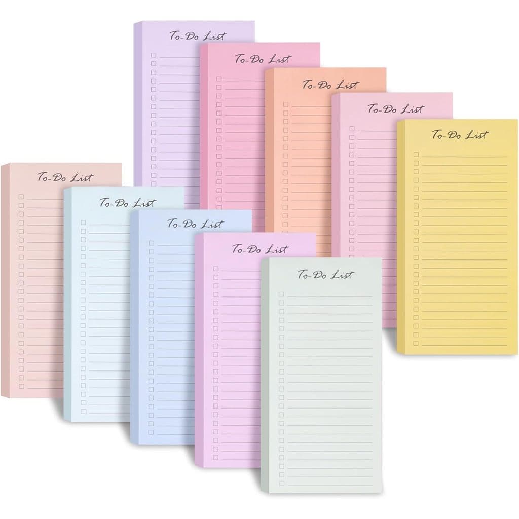 50 Folhas Agenda Diária Bloco De Notas Cor Doce Para Fazer Lista Tempo Nota Pegajosa Planejador Adesivos Material Escola