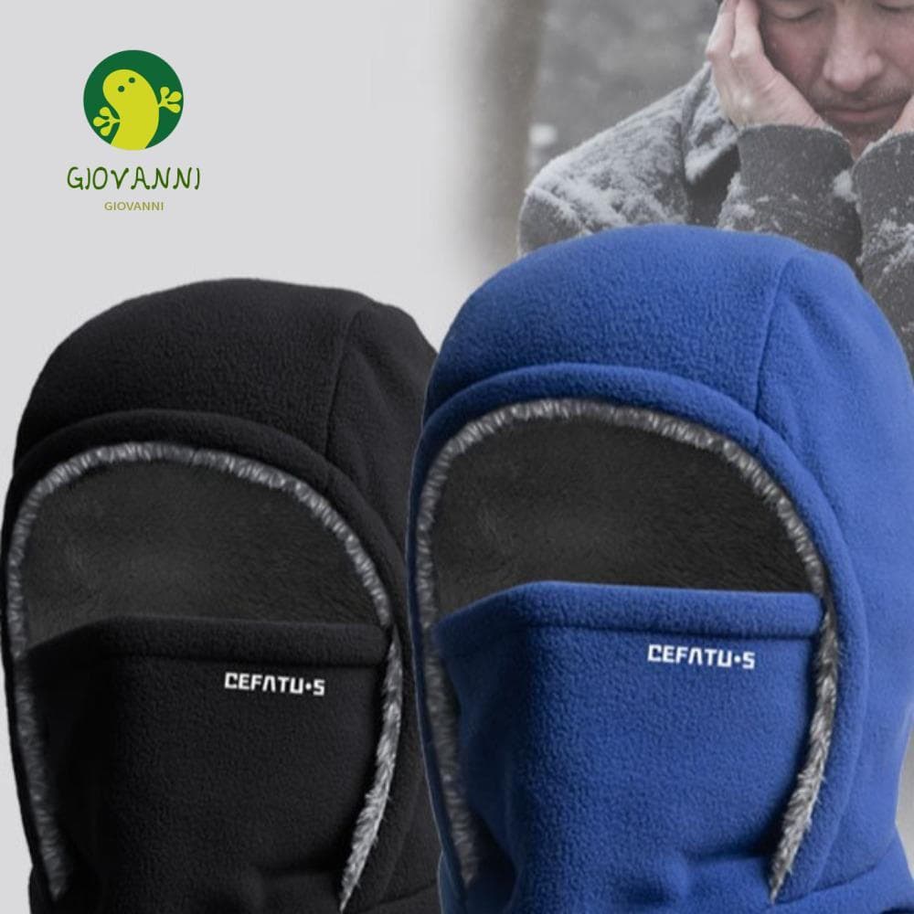 GIOVANNI Balaclava para Ciclismo, Capuz e Gorro Quente, à Prova de Vento e Frio, Lã Espessa para Esqui 2IUZ