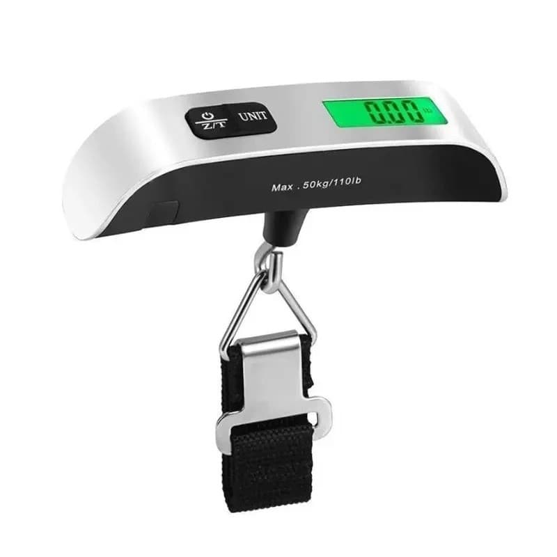Balança Eletrônica De 50kg Digital De 10g Bolso Mala De Viagem Bagagem Ferramenta De Peso De。