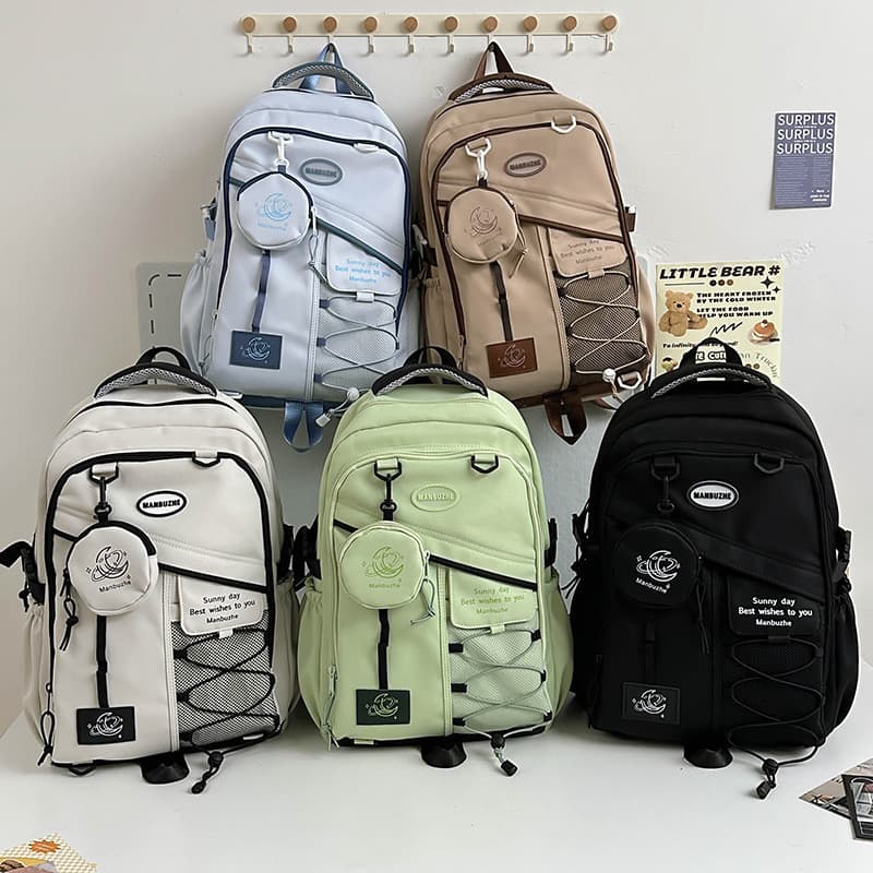 Estilo coreano estilo Preppy júnior estudante do ensino médio mochila de grande capacidade mochila All-Match de alto val
