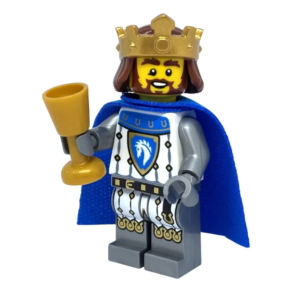 Lego Castelo Horse Knight King - Minifigura Rei Original