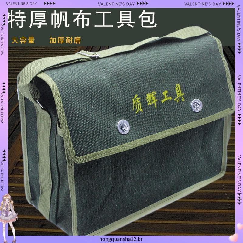 Bolsa de ferramentas de reparo Bolsa de ferramentas para eletricista de lona Bolsa de armazenamento multifuncional espes