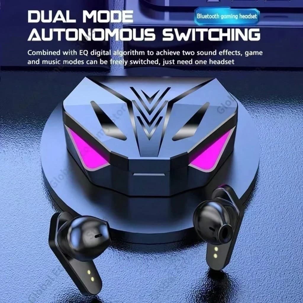 Fone Gamer TWS X15 Bluetooth 5.3 Baixa Latência para Jogos Gamer