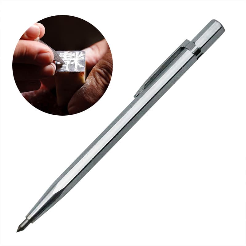 Caneta De Gravação De Marcador De metal Diamante , stylus De Carboneto De Tungstênio Para Vidro , Cerâmica , Madeira , F