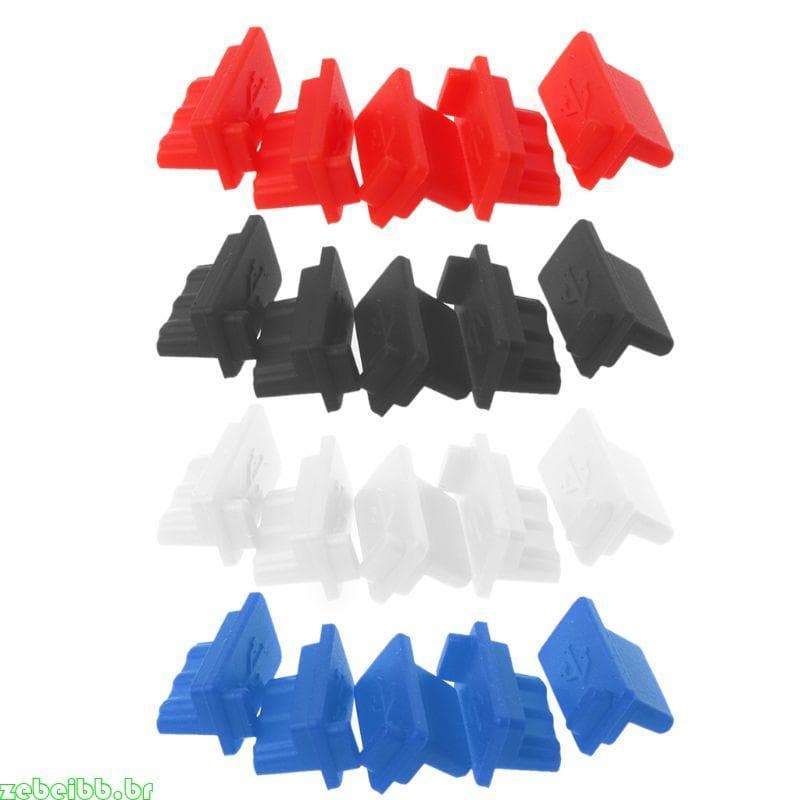 zebeibb 5 Pcs Silicone Protetor À Prova De Poeira Tampa Da Porta USB Para Laptop PC Tablet